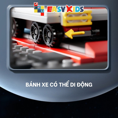 Đồ Chơi Xếp Hình Lắp Ráp Tàu Vũ Trụ Trung Tâm Điều Khiển Nhiều Chi Tiết