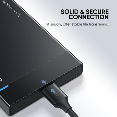 Ugreen UG90996US312TK 0.5M Màu Đen Cáp USB-C sang Micro B 3.0 - HÀNG CHÍNH HÃNG