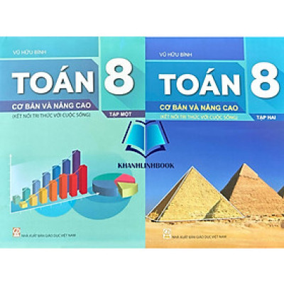 Sách - Combo Toán 8 cơ bản và nâng cao tập 1 + tập 2 ( theo chương trình giáo dục phổ thông 2018 )