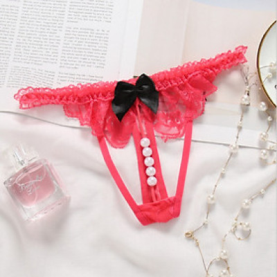 Quần lót nữ lọt khe dây đính hạt nóng bỏng
