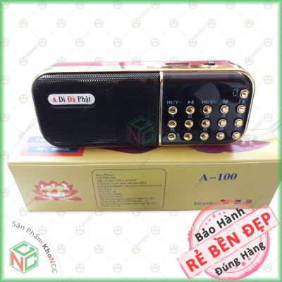 (Tiện Lợi) Máy Phát Loa Cắm Thẻ Nhớ KhoNCC Hàng Chính Hãng - Nghe Giảng Kinh Pháp A Di Đà Phật - Đài PM - Âm Thanh Đa Dạng Gọn Nhẹ - KLM-LCTA100