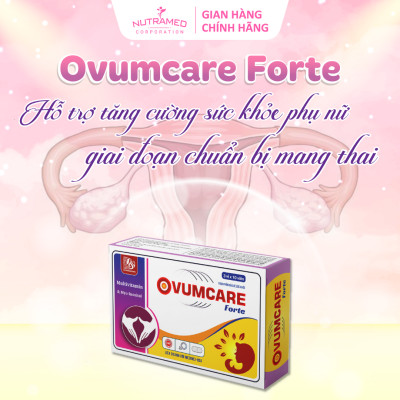 Ovumcare Forte hỗ trợ hiếm muộn, bổ trứng, tăng khả năng thụ thai tự nhiên (30 viên) - Nutramed
