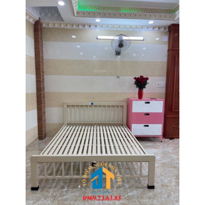 Giường Sắt Phong Cách Cổ Điển 1m6x2m - ĐẠI THÀNH