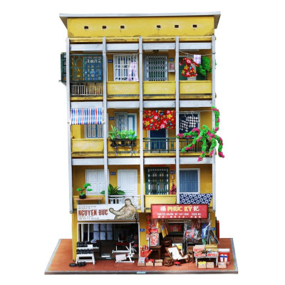 Mô Hình Tự lắp ráp DIY Sài Gòn Xưa - Thế Giới Tí Hon - GP135-01 - Mọt Sài Gòn