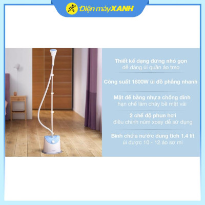Bàn ủi hơi nước đứng Philips GC482/29 1600W - Hàng Chính Hãng