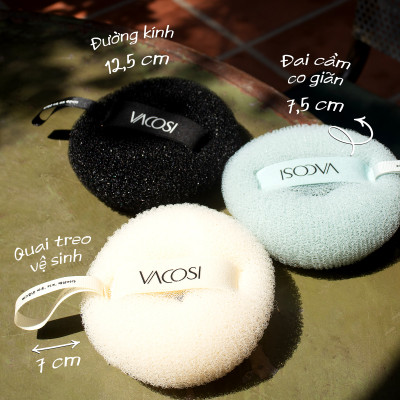 Bông Tắm Lưới Tròn VACOSI DONUT BATH SPONGE