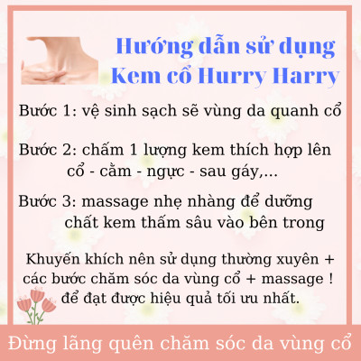 [MỸ PHẨM NHẬT BẢN] Kem Dưỡng Da Cổ Nhật Bản MICCOSMO Hurry Harry 40g, Chiết Xuất Nhau Thai, Dưỡng Trắng, Chống Nhăn, Ngăn Ngừa Lão Hóa, Căng Bóng, Trẻ Hóa Da (HH01)