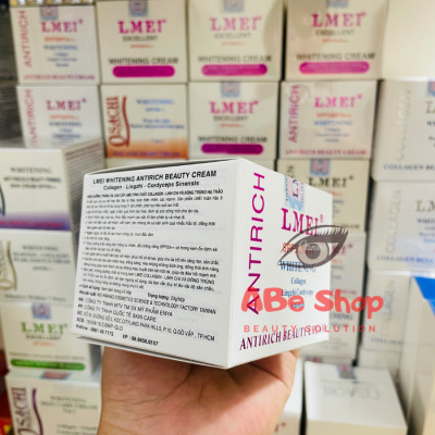 Kem LMEI Linh Chi - Đông Trùng - Collagen 25g - Dưỡng Trắng - Chống Lão Hóa - Giảm Nếp Nhăn - Ngừa Thâm Nám