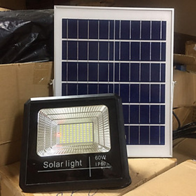 Đèn Pha Năng Lượng Mặt Trời Công Suất 60w, Ánh Sáng Trắng