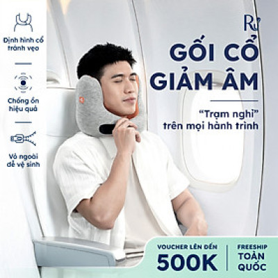 Gối Cổ Giảm Âm 4The - Noise Cancelling Pillow | Gối Cổ Du Lịch Cao Cấp Thoải Mái | 3 Màu Sắc