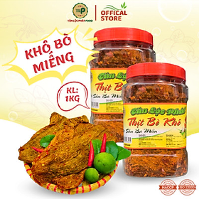 KHÔ BÒ MIẾNG TÂN LỘC PHÁT ÍT CAY 1KG