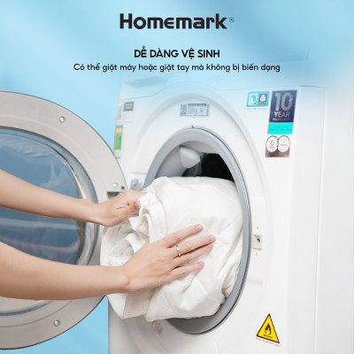 Ruột chăn bông siêu nhẹ Microfiber cao cấp Homemark lông vũ nhân tạo kháng khuẩn 200x220 cm