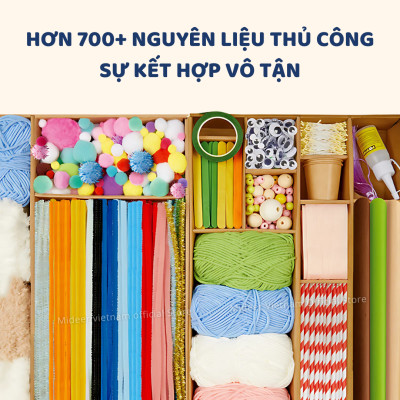 Kẽm nhung làm hoa loại 1 Mideer All-in-One Handicraft Kit - Master Craftsman