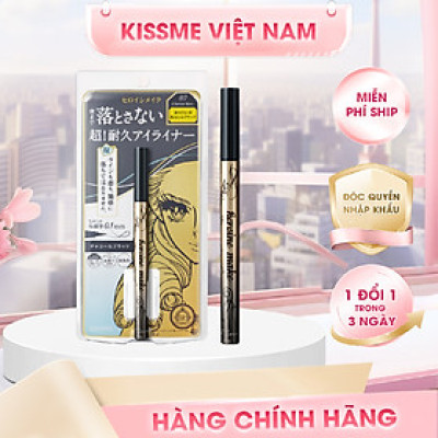 Bút Kẻ Mắt Nước Kẻ Nét Sắc Mãnh Màu Đen Than Kissme Heroine Make