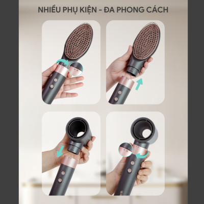 Máy Tạo Kiểu Tóc BlueStone HSB-1768 1400W - Hàng Chính Hãng