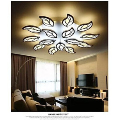 Đèn LED Mâm Ốp Trần MN017 , Đèn tô điểm phòng tiếp khách - 3 cơ chế Sáng DT