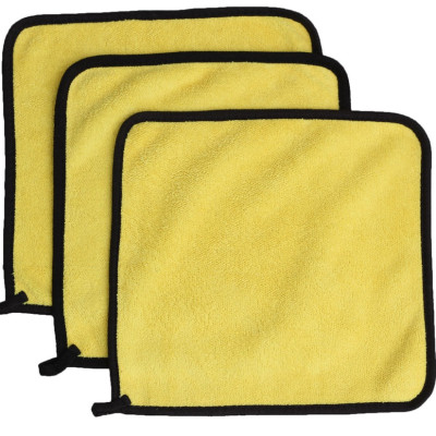 Combo 3 khăn lau xe chuyên dụng Microfiber siêu hút nước