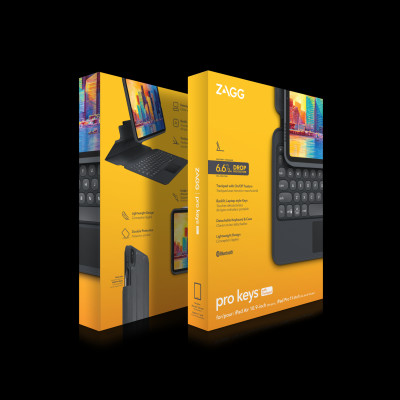 Ốp lưng kèm bàn phím ZAGG Pro Keys with Trackpad cho iPad 10.9/11inch (GEN 2 2020/ GEN 5 CHIP M1 2021) & IPAD AIR GEN 4 - 103407937 - Hàng chính hãng