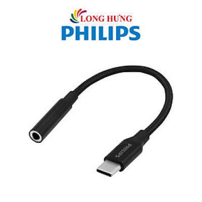 Cổng chuyển đổi Philips USB-C to 3.5mm Audio Cable SWA3010 - Hàng chính hãng