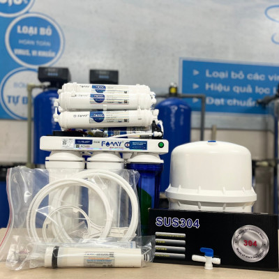 Máy Lọc Nước 10 Cấp Lọc Famy - Model A068 - Hàng Chính Hãng - Lắp Đặt Gầm Bếp, Không Gian Nhỏ