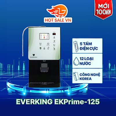 Máy Lọc Nước Điện Giải iON Kiềm EVERKING EKPrime-125 - Hàng Chính Hãng