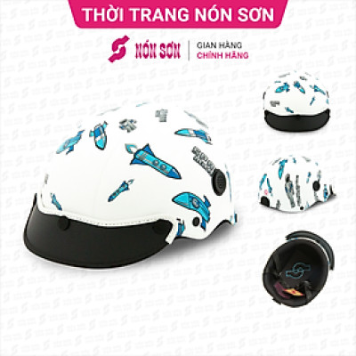 Mũ bảo hiểm trẻ em hoa văn NÓN SƠN chính hãng APE-TR118