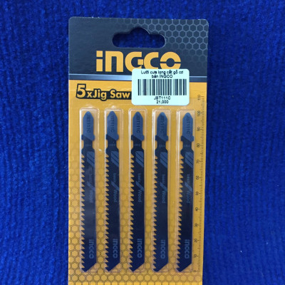 BỘ LƯỠI CƯA LỌNG GỖ 5 CÂY INGCO JBT111C, JBT101D, JBT244D - HÀNG CHÍNH HÃNG