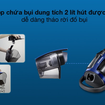 Máy Hút Bụi Samsung Không Dùng Túi Rambo VCC8836V36 (2200W)- Hàng Chính Hãng