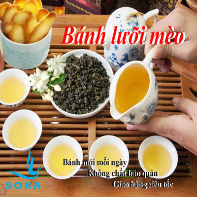 Bánh lưỡi mèo kiểu Nhật Sora thơm ngon, giòn, xốp