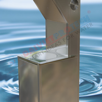 Máy sấy màng co bình PET dạng mâm xoay- Hàng chính hãng