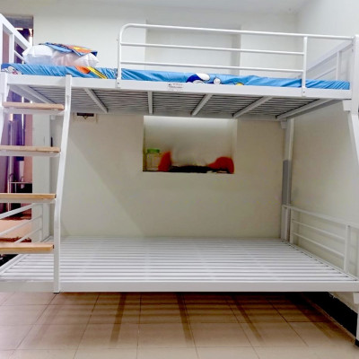 Giường sắt Tầng Đại Thành Trên 1m2 Dưới 1m4 Dài 2m