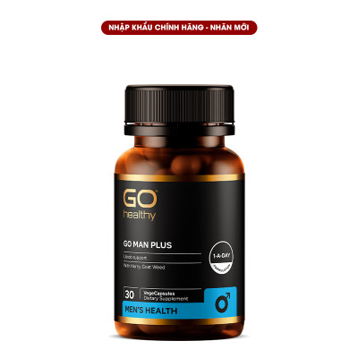 Bộ Sản Phẩm Tăng Cường Sinh Lực, Sinh Lý Nam Cho Người Bị Gout: Viên Gout Go Celery 16000mg 30 Viên, Viên Tăng Cường Sinh Lý Nam Go Man Plus 30 Viên