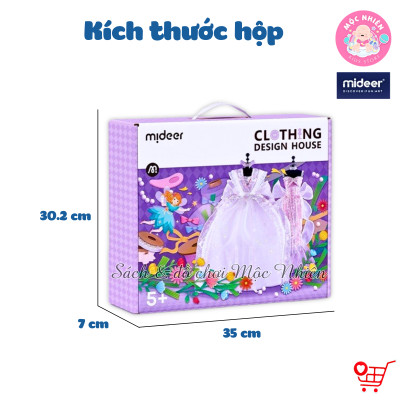 Đồ chơi thiết kế thời trang Mideer Clothing Design House - Dụng cụ may vá thủ công tại nhà cho bé từ 5 tuổi