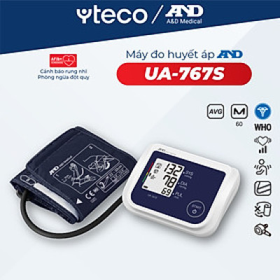 Máy Đo Huyết Áp Bắp Tay Tự Động AND UA-767S