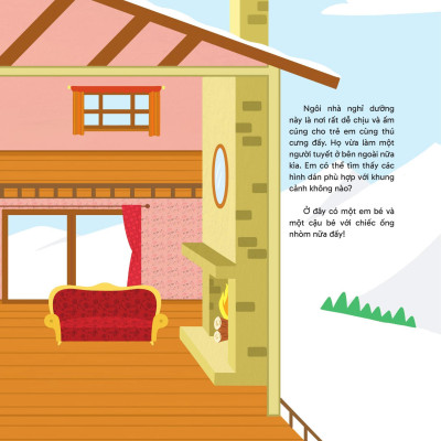 Sách - Trang Trí Ngôi Nhà - Với Gần 600 Miếng Dán Và Khuôn Hình Sáng Tạo - Bìa Cứng