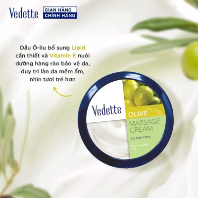 Kem Massage Vedette Olive 145ml
