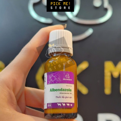Vemedim Albendazole Siro Xổ Giun Sán cho Chó Mèo, Gia Súc, Gia Cầm
