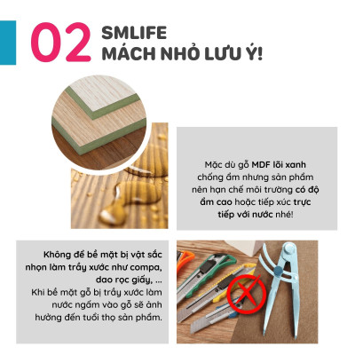 Bàn Làm Việc Tại Nhà Kèm Kệ Sách Phong Cách Hiện Đại Thương Hiệu SMLIFE (Nhiều mẫu, có thể đổi Size và màu sắc)