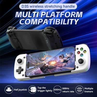 Gamepad Tay Game Không dây Bluetooth D3S đa nền tảng cho máy tính - điện thoại - máy game Console