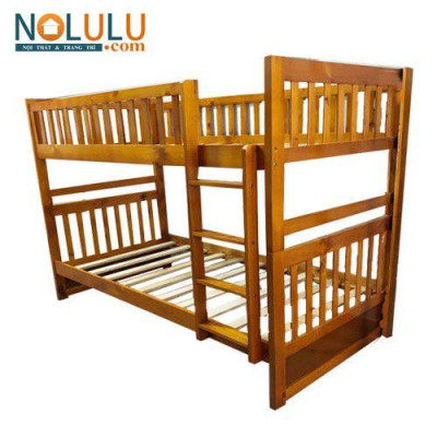 Giường Tầng Unit (1m2) Gỗ Tông Tự Nhiên Có Hộc Kéo- (VÀNG)