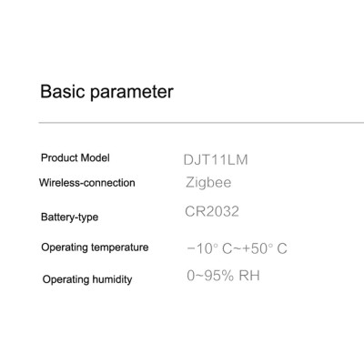 Thiết bị cảm biền chuyển động từ xa Aqara DJT11LM, chuông báo động