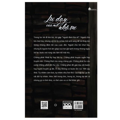 Sách - Lời dạy của một nhà sư