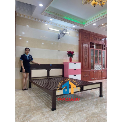 Giường sắt kiểu hộp nhiều kích thước