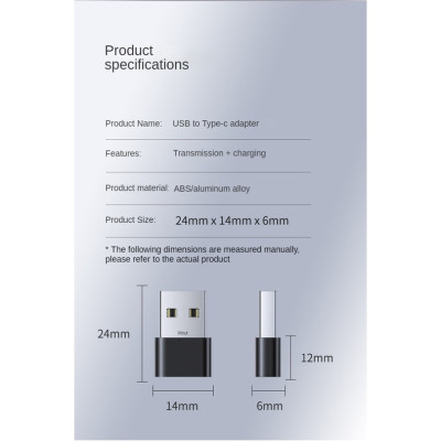 Đầu Chuyển USB Sang Type C - Hàng Nhập Khẩu