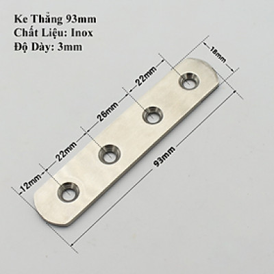 Ke Thẳng Ke Chữ L Chữ T Nhiều Kích Thước KUNBE Góc Vuông 90 Độ Giá Đỡ Giữ Cố Định Góc Cạnh Đồ Nội Thất