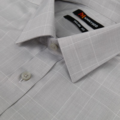 Áo sơ mi nam KHATOCO dài tay caro A1MD538T1-CNCR641-2611-D