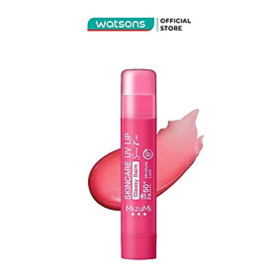 Son Dưỡng Môi Chống Nắng MizuMi Skincare UV Lip Glassy Balm Seoul Kiss SPF50+ PA++++ 3.5g