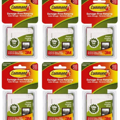 Miếng Dán Treo Tranh Loại Nhỏ và Loại Trung CommandTM 17203-ES, 5.4 kg