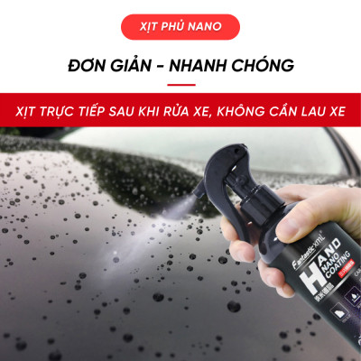 Chai Xịt Phủ Sơn Nano Fantastic XML 300ml | Chai Xịt Phủ Bóng Sơn Chống Bám Nước Kính, Chống Bám Bẩn, Sử Dụng Dễ Dàng, Nhanh Chóng Bảo Vệ Toàn Diện Ngoại Thất