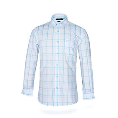 Áo sơ mi nam tay dài form suông Khatoco A1MD468T1-CNCR108-2409-D